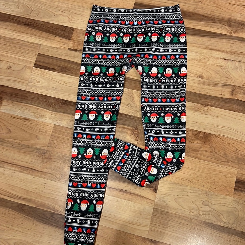 Womens Christmas pattern leggings